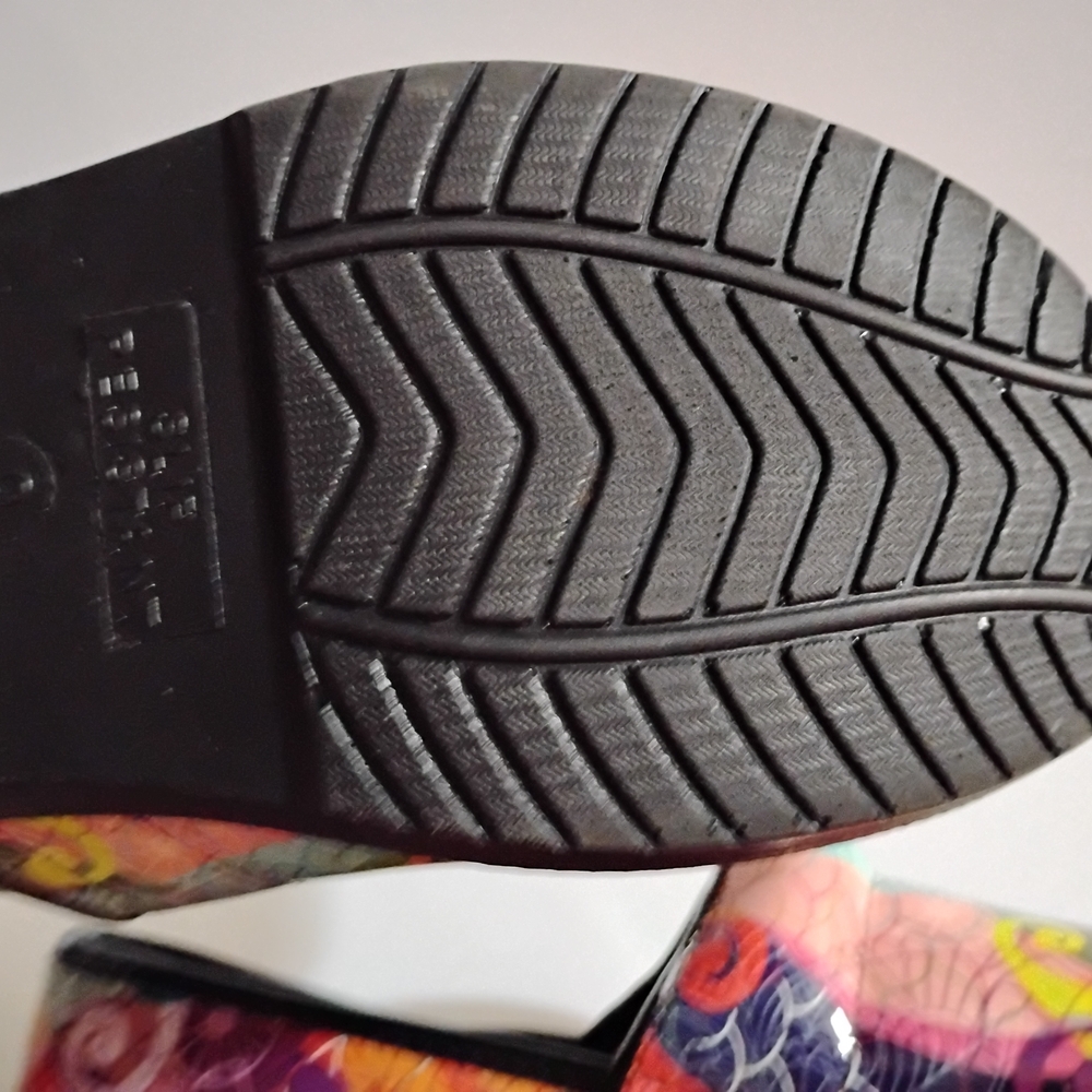 Savvy Multicolor Patterned Mules - Picture 12 of 16
